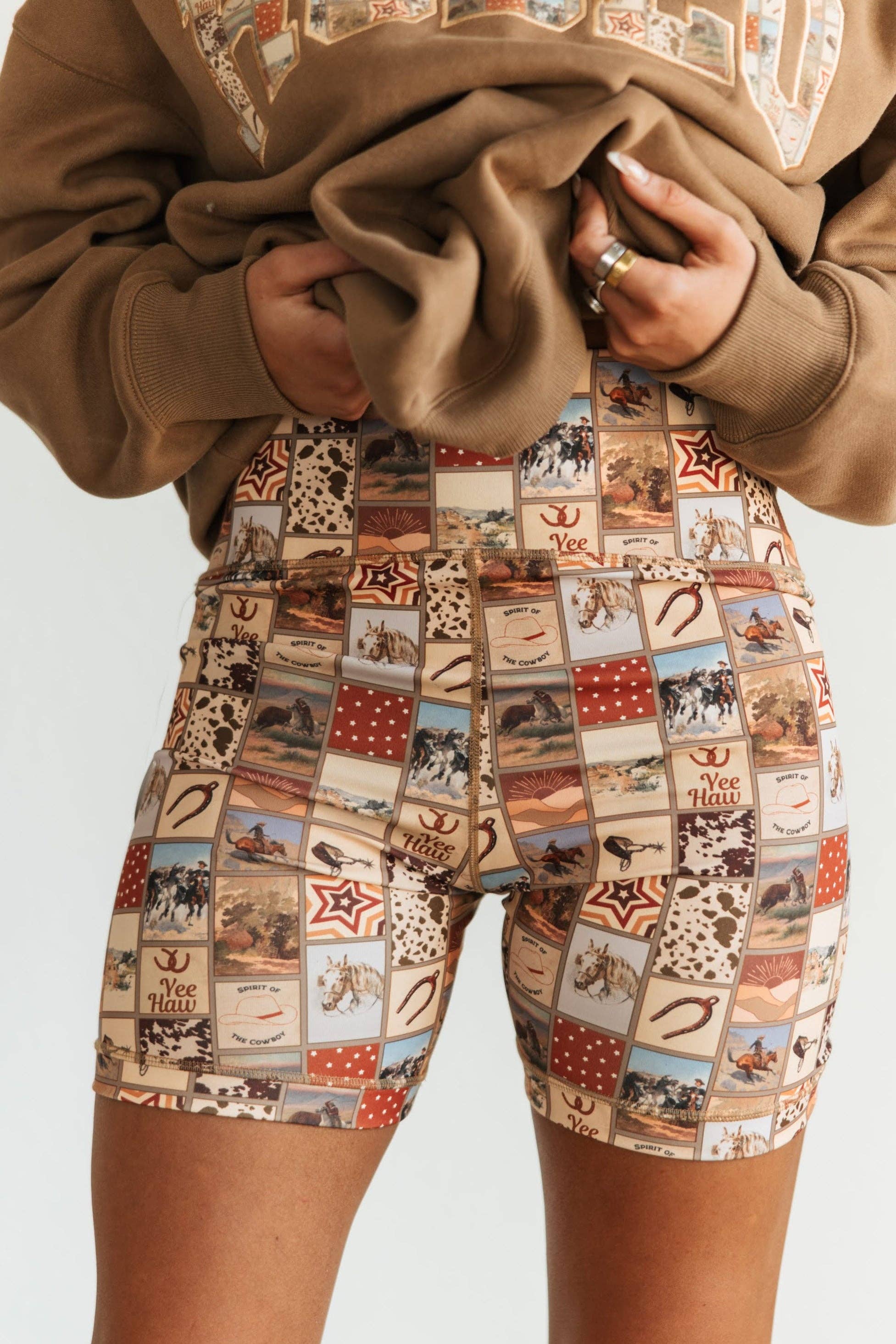 Cowboy bike shorts