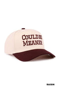 Could Be Meaner Two Tone Cotton Cap