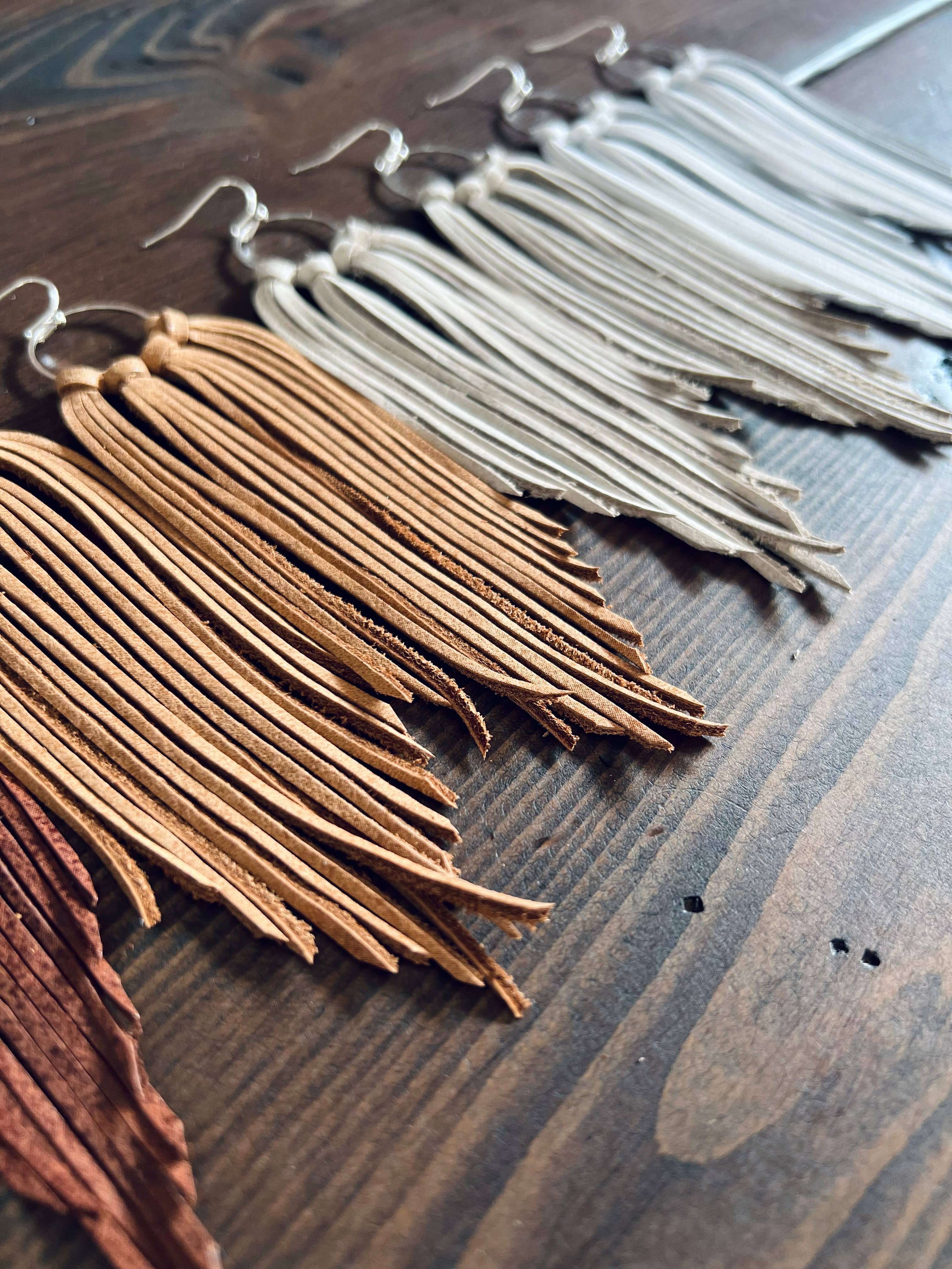 Circle Fringe Earrings