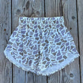 Elasticated Camouflage Shorts
