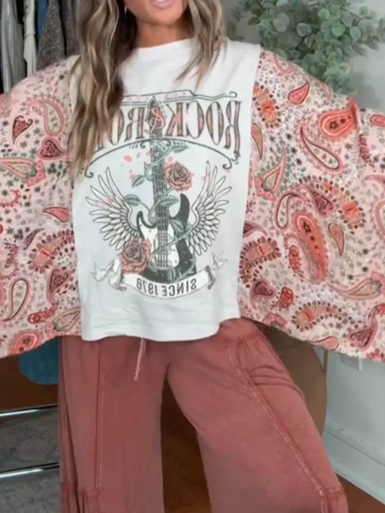 Rock & Roll Kimono Tee
