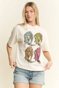 FRONT CHEETAH GRAPHIC TEE