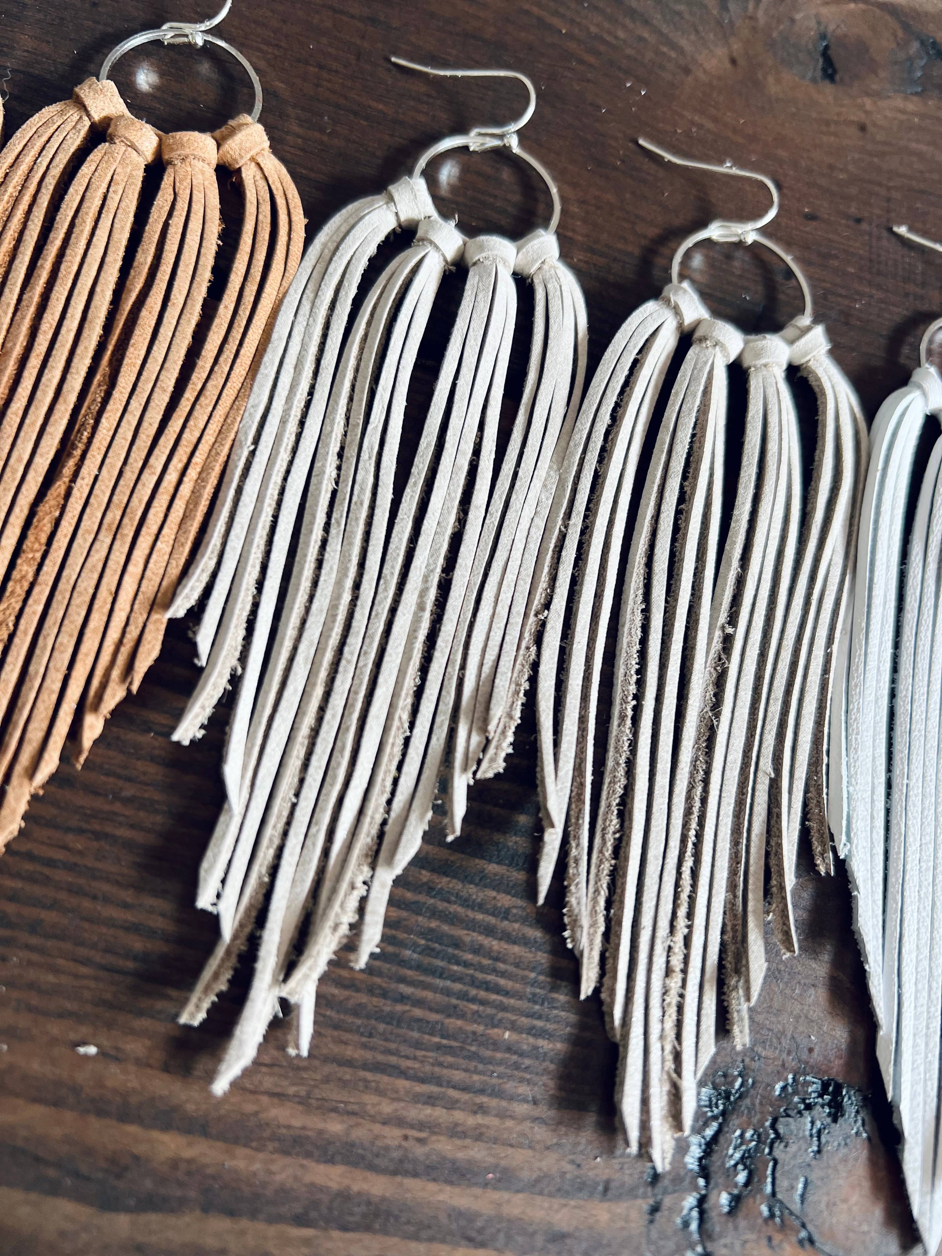 Circle Fringe Earrings