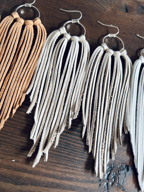 Circle Fringe Earrings